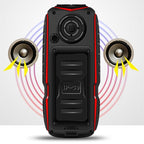 KUH T3 Rugged Phone, Dustproof Shockproof, MTK6261DA, 2400mAh Battery, 2.4 inch, Dual SIM(Black) - British D'sire
