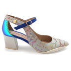 La La - Rainbow Snake Iridescent - Dress shoe - Low Heel - British D'sire