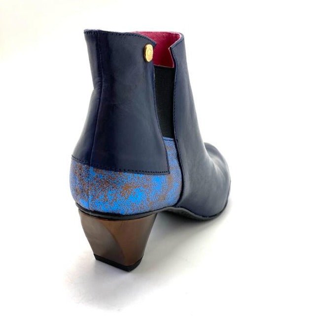 La Rui - Navy/Bronze - Ankle boot - Boot - British D'sire