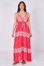 Lace Detail Boho Maxi Dress - Dresses - British D'sire