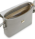 Ladies 100% Italian Real Soft Leather Crossbody Bag with Tassle in Denim Blue - Leather Handbag - British D'sire