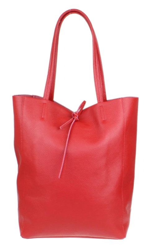 Ladies Soft Italian Real Leather Metallic Shopper Tote Bags Women Girls College Shoulder Handbags for Women - British D'sire