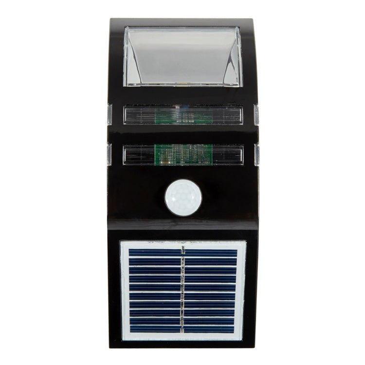 LAMPZOOE CL-102 0.2W White Light PIR Sensor Solar Light , 80 LM 6000-6500K Outdoor Wall Light with 5V 0.5W Solar Panel(Black) Secondary image