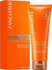 LANCASTER - Golden Tan Maximizer - After Sun Body Lotion - One Month Tan Prolonging, Soothing, Cooling, 24hr Hydration - For Sensitive Skin - 125ml - British D'sire