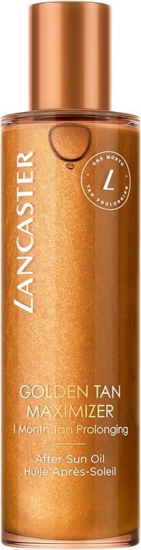 Lancaster Golden Tan Maximizer After Sun Oil 125ml | Natural Tan Accelerator | Soothing | Cooling | After Sun For Body - British D'sire