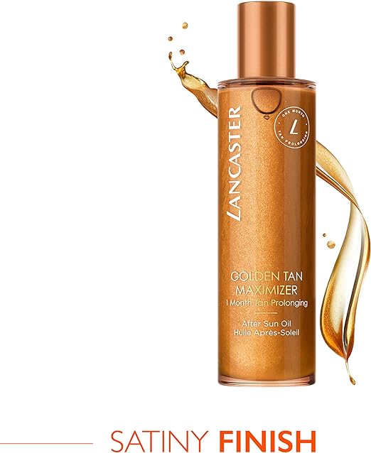Lancaster Golden Tan Maximizer After Sun Oil 125ml | Natural Tan Accelerator | Soothing | Cooling | After Sun For Body Secondary image