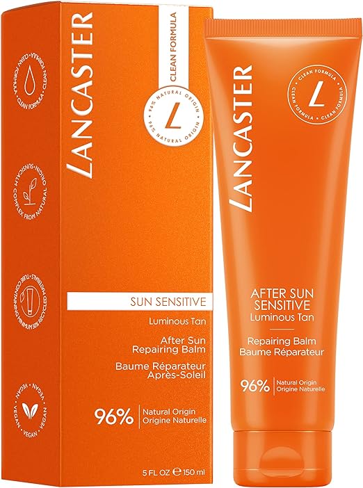 Lancaster Sun Sensitive After Sun Repair Balm 150ml | Soothing | Cooling | After Sun For Face And Body - British D'sire