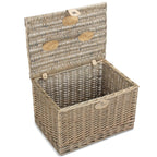 Large Antique Wash Finish Chest Picnic Basket - Empty Picnic Baskets - British D'sire