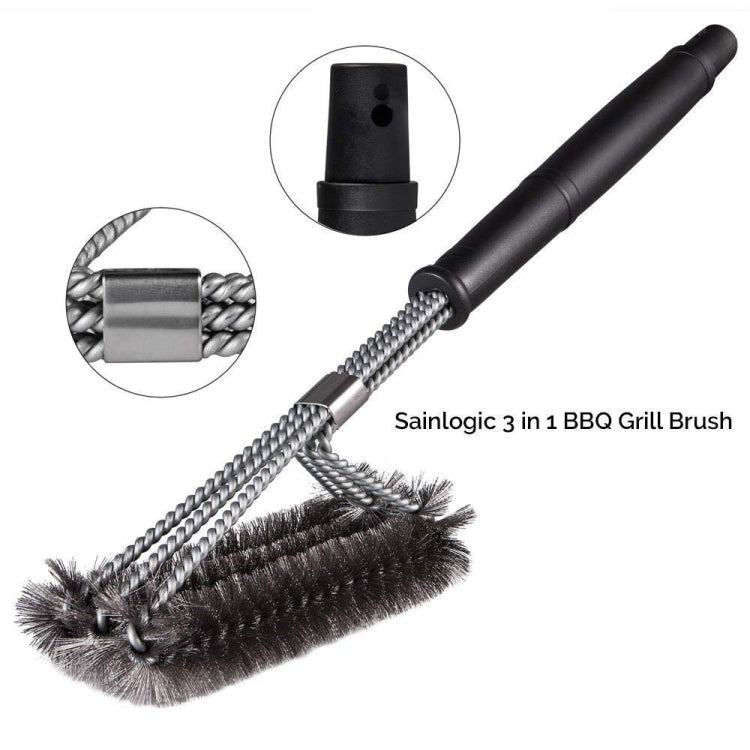 Large Barbecue Grill Pan Cleaning Wire Brush - British D'sire
