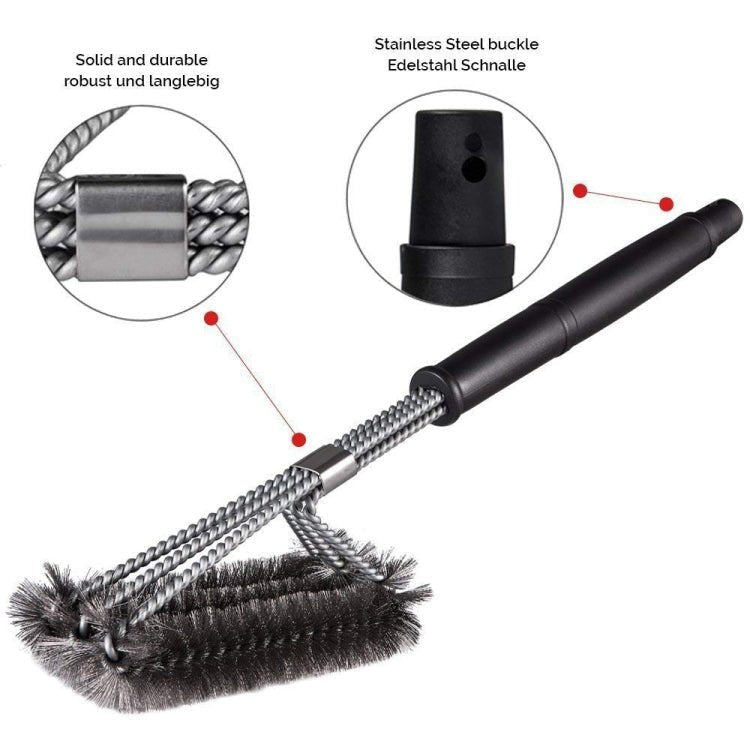 Large Barbecue Grill Pan Cleaning Wire Brush - British D'sire