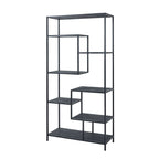 Large Black Multi Shelf Unit - Sideboards - British D'sire
