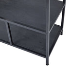 Large Black Multi Shelf Unit - Sideboards - British D'sire