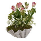 Large Ceramic Adele Shell Bowl Decorative Home Accessory - Trinket Dish - British D'sire
