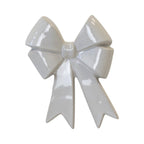 Large Ceramic Double Bow Decor Christmas Decoration - Garland - British D'sire