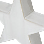 Large Ceramic Standing Star Decoration - Christmas Decor - British D'sire