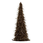 Large Fawn Feather Tree Home Decor Ornament Decoration - Christmas Decor - British D'sire