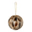 Large Fawn Feathered Bauble Christmas Hanging Decoration - Christmas Decor - British D'sire