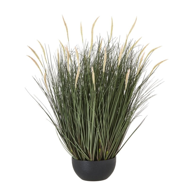 Large Fountain Grass Plant In Pot Artificial Flower Stem - Artificial Plants & Trees - British D'sire Main image