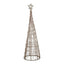 Large LED Wicker Christmas Tree With Star - Christmas Decor - British D'sire