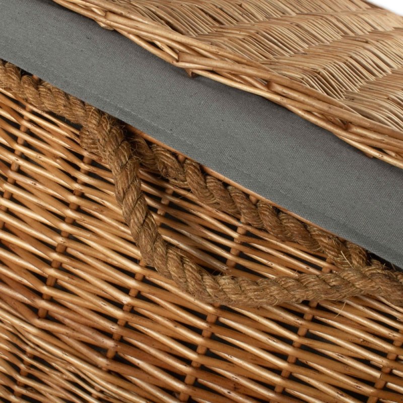 Large Light Steamed Storage Hamper - Storage Baskets - British D'sire