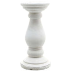 Large Matt White Ceramic Candle Holder - Candle Holder - British D'sire