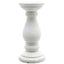 Large Matt White Ceramic Candle Holder - Candle Holder - British D'sire