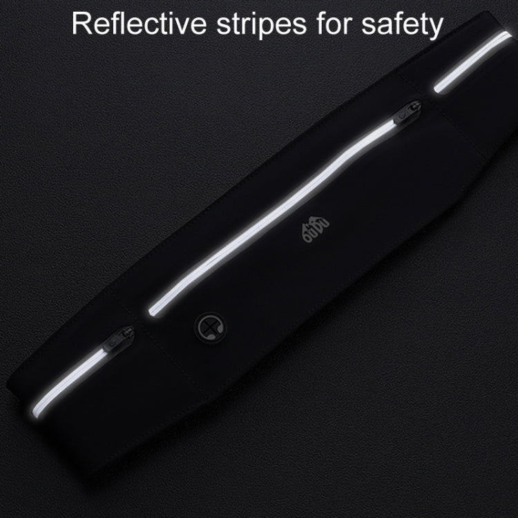 Large OUDU Outdoor Running Cell Phone Waist Pack Men And Women Waterproof Sports Gear(Gray) - British D'sire