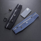 Large OUDU Outdoor Running Cell Phone Waist Pack Men And Women Waterproof Sports Gear(Gray) - British D'sire