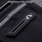 Large OUDU Outdoor Sports Wraparound Waist Pack Portable Water Bottle Bag(Hemp Black) - British D'sire