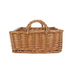 Large Rectangular Bread Display Wicker Tray - Serving Tray - British D'sire