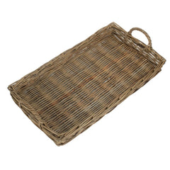 Large Rectangular Rattan Serving Tray - Serving Tray - British D'sire