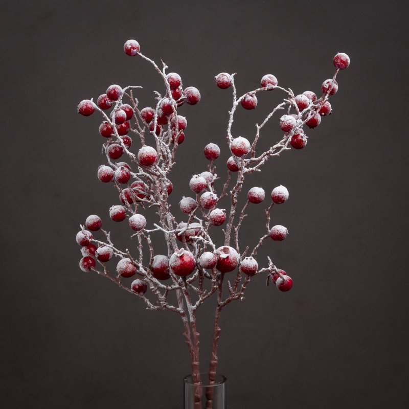 Large Red Festive Berry Home Decor Ornament Decoration - Christmas Decor - British D'sire