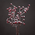 Large Red Festive Berry Home Decor Ornament Decoration - Christmas Decor - British D'sire
