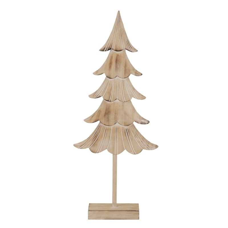Large Rustic Fir Tree On Stand - Christmas Decor - British D'sire