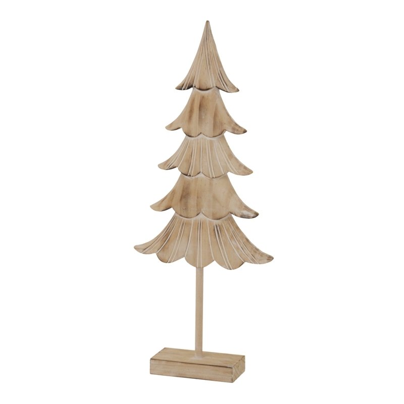 Large Rustic Fir Tree On Stand - Christmas Decor - British D'sire