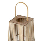 Large Silo Wicker Lantern With Glass Holder - Lanterns - British D'sire