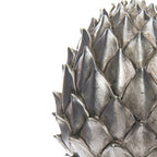Large Silver Pinecone Finial Decorative Ornament - Figurines - British D'sire