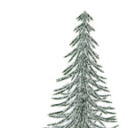 Large Snowy Spindle Tree In Wood Log Christmas Decoration - Christmas Decor - British D'sire