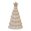 Large Stone Glazed Ribbed Christmas Tree with Star Topper - Christmas Decor - British D'sire