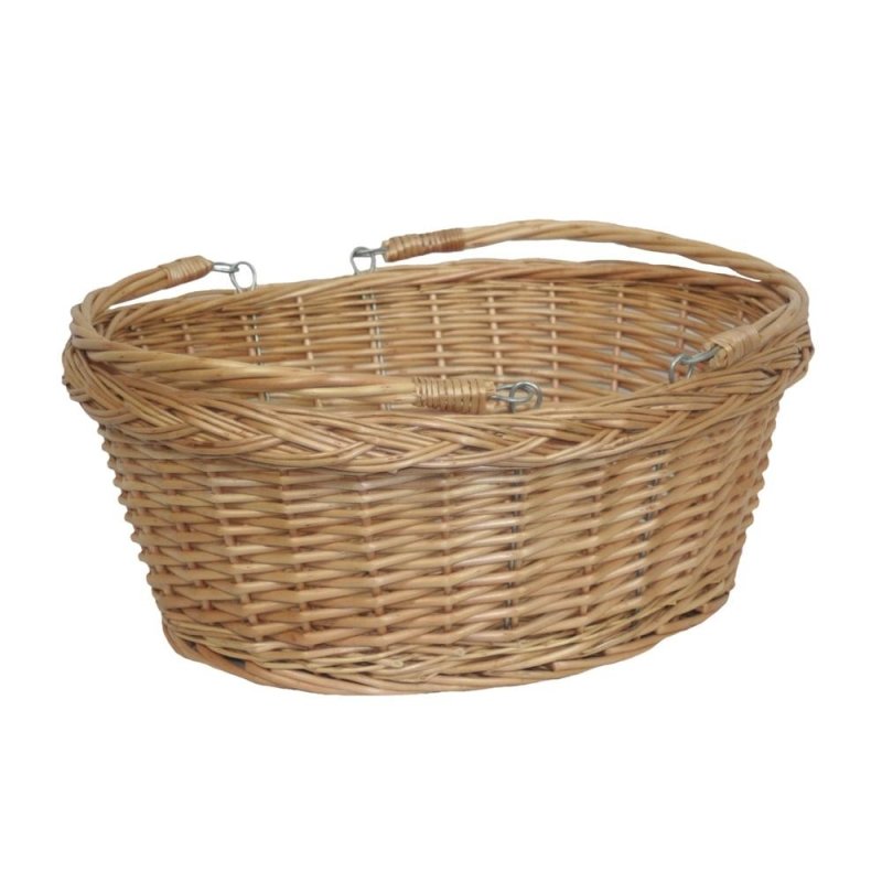 Large Swing Handle Wicker Shopping Basket Secondary image