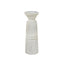 Large White Carved Candle Holder - Candle Holders - British D'sire