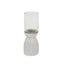 Large White Carved Hurricane Lantern - Lanterns - British D'sire
