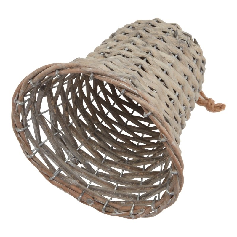 Large Wicker Bell Decoration Christmas Hanging Decoration - Christmas Decor - British D'sire