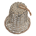 Large Wicker Bell Decoration Christmas Hanging Decoration - Christmas Decor - British D'sire