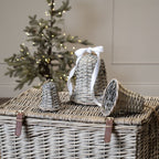 Large Wicker Bell Decoration Christmas Hanging Decoration - Christmas Decor - British D'sire
