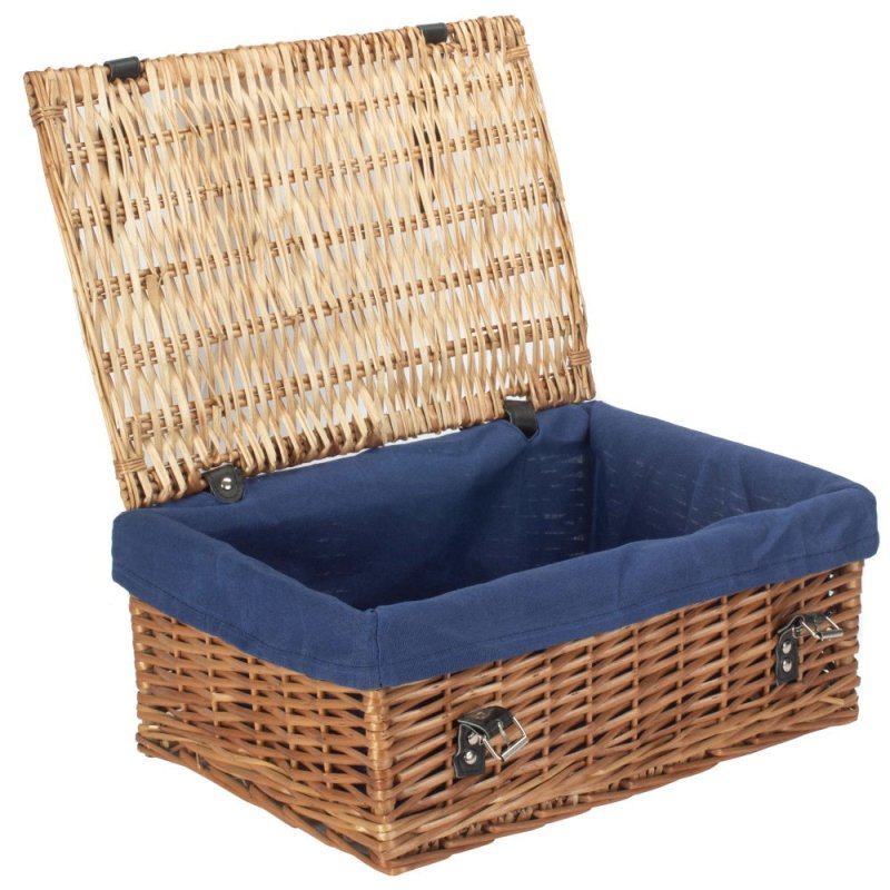 Large Wicker Packaging Basket - Empty Picnic Baskets - British D'sire