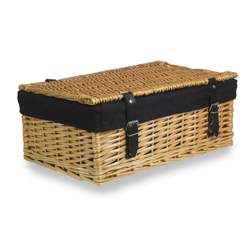 Large Wicker Packaging Basket - Empty Picnic Baskets - British D'sire