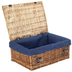 Large Wicker Packaging Basket - Empty Picnic Baskets - British D'sire