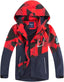 LAUSONS Kids Fleece Lined Raincoat Camo Waterproof Jackets - Boys Jacket - British D'sire