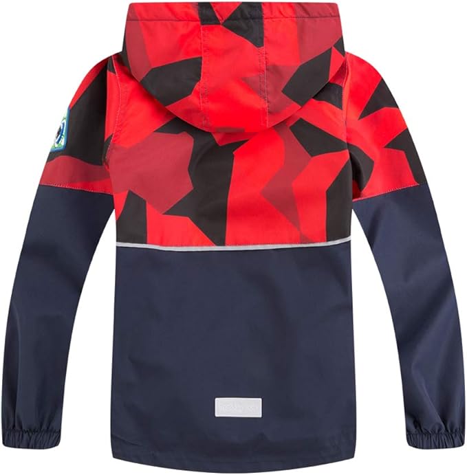 LAUSONS Kids Fleece Lined Raincoat Camo Waterproof Jackets Secondary image